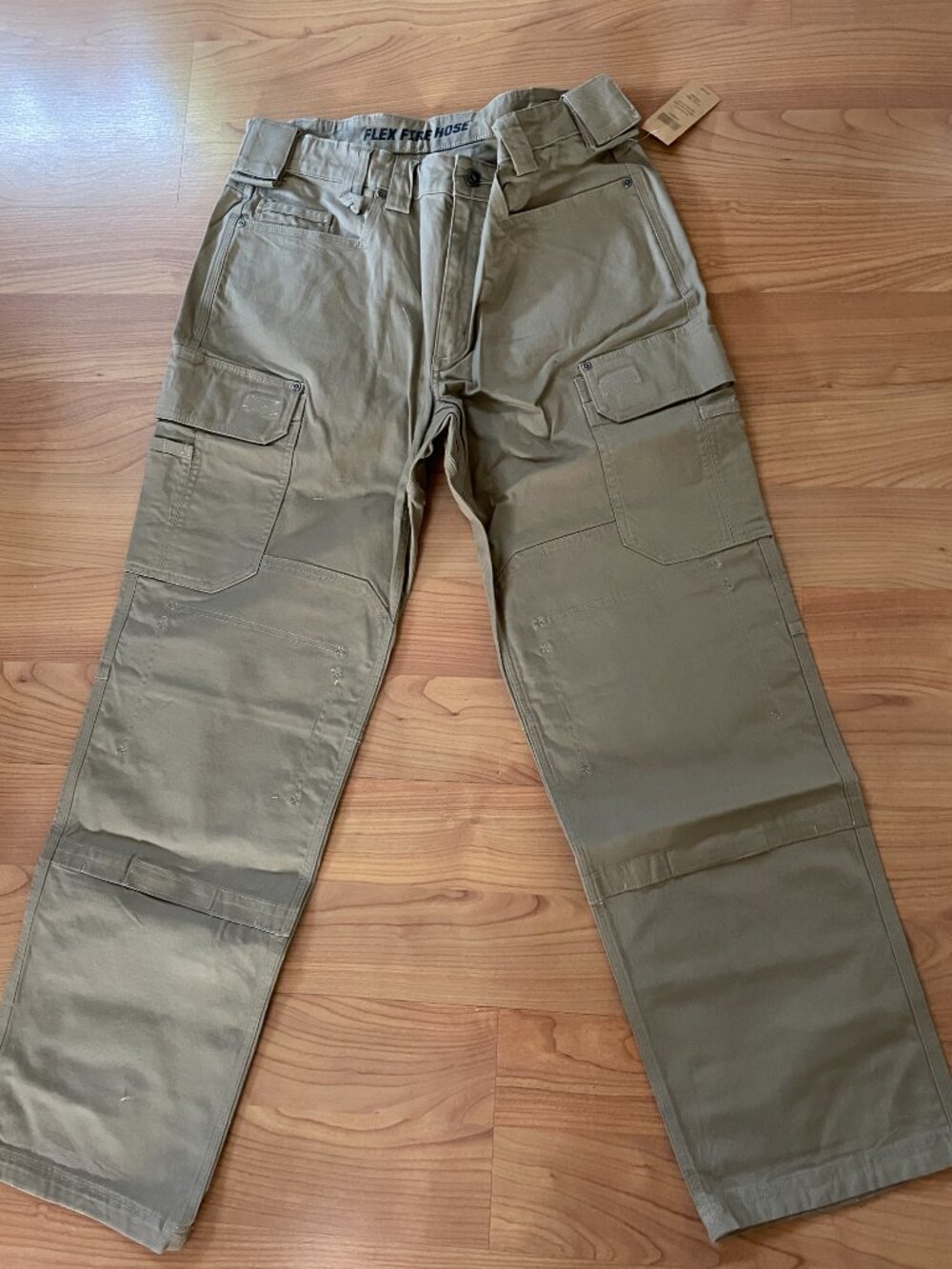Duluth Trading Co FLEX FIRE HOSE Men's Cargo Cotton Work Pants 71703 - 36 X 32